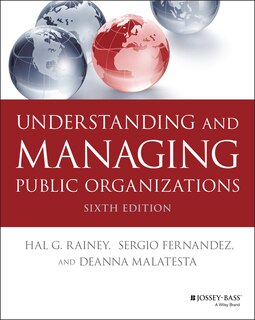 Couverture_Understanding And Managing Public Organizations
