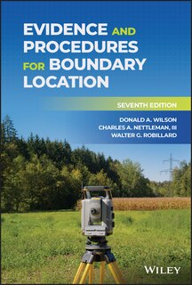 Couverture_Evidence And Procedures For Boundary Location