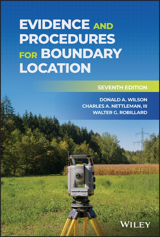 Couverture_Evidence And Procedures For Boundary Location