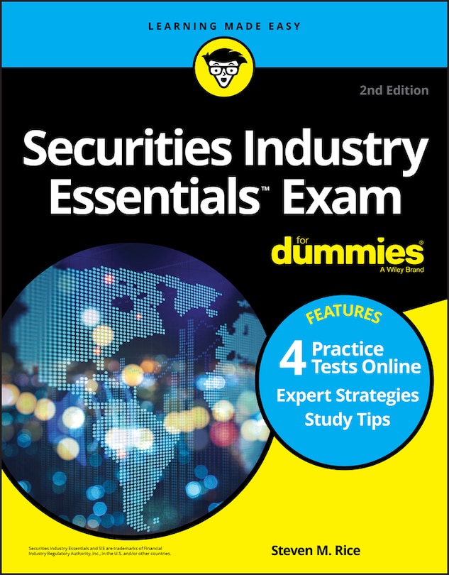 Front cover_Securities Industry Essentials Exam For Dummies With Online Practice Tests