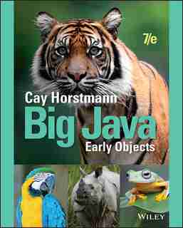 Big Java: Early Objects by Cay S. Horstmann