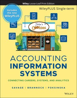 Front cover_Accounting Information Systems: Connecting Careers, Systems, and Analytics, 1e WileyPLUS Card with Loose-leaf Set Single Term
