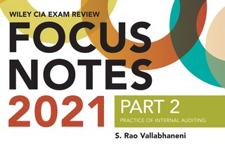 Couverture_Wiley Cia Exam Review Focus Notes 2021, Part 2