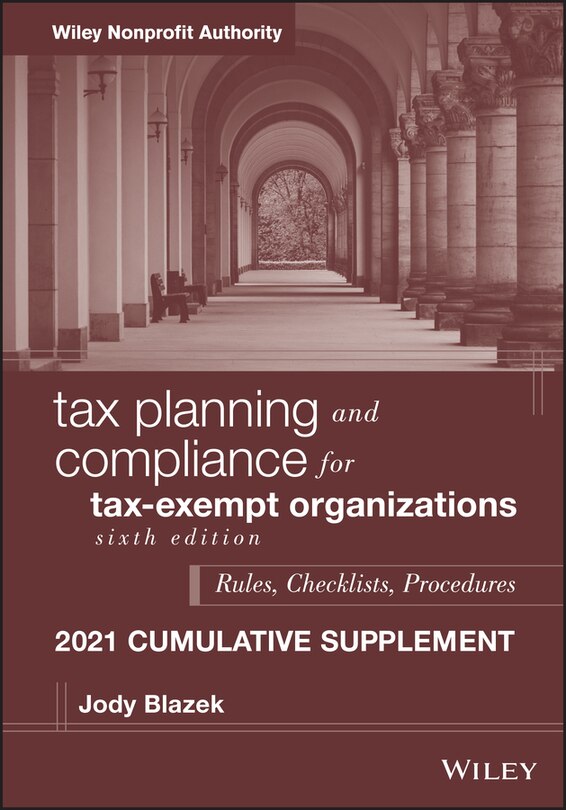 Front cover_Tax Planning And Compliance For Tax-exempt Organizations