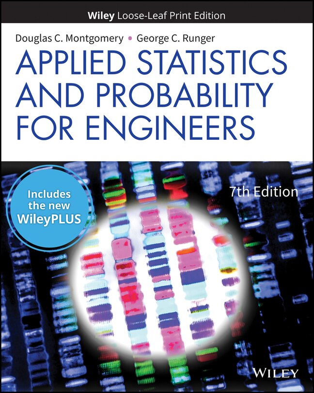 Front cover_Applied Statistics and Probability for Engineers, 7e WileyPLUS Card with Loose-leaf Set Single Term