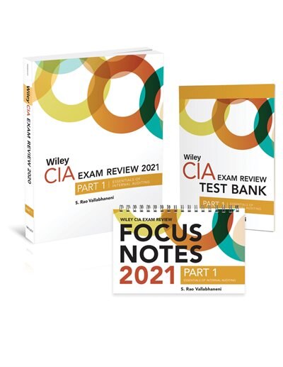 Couverture_Wiley Cia Exam Review 2021 + Test Bank + Focus Notes: Part 1, Essentials Of Internal Auditing Set
