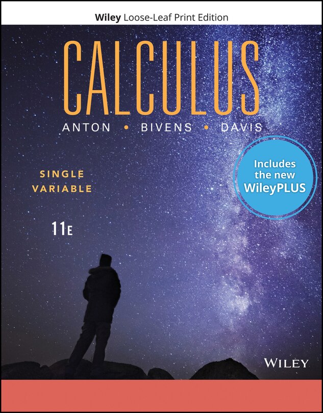 Calculus: Late Transcendental Single Variable, 11e WileyPLUS Card with Loose-leaf Set Single Term