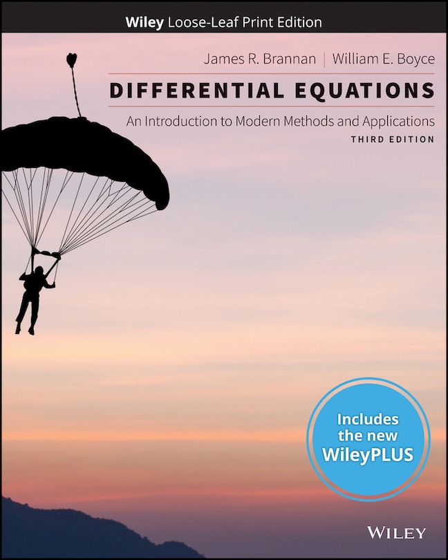 Front cover_Differential Equations: An Introduction to Modern Methods and Applications, 3e WileyPLUS Card with Loose-leaf Set Single Term