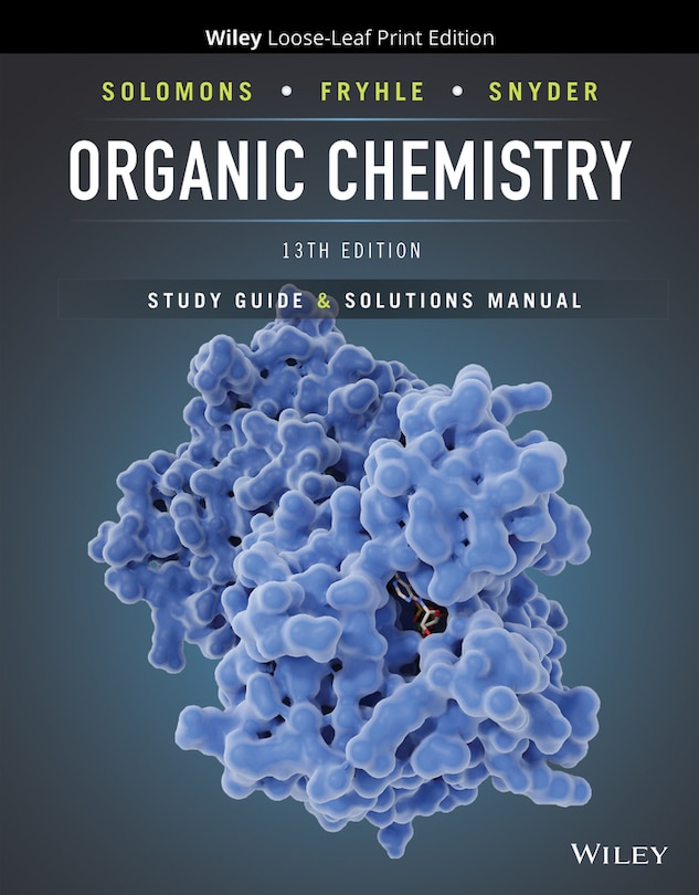 Front cover_Organic Chemistry, 13e Student Study Guide and Solutions Manual