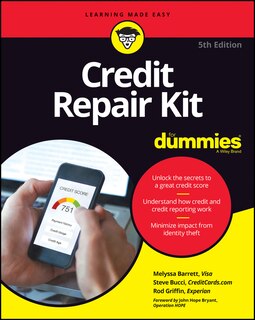 Front cover_Credit Repair Kit For Dummies