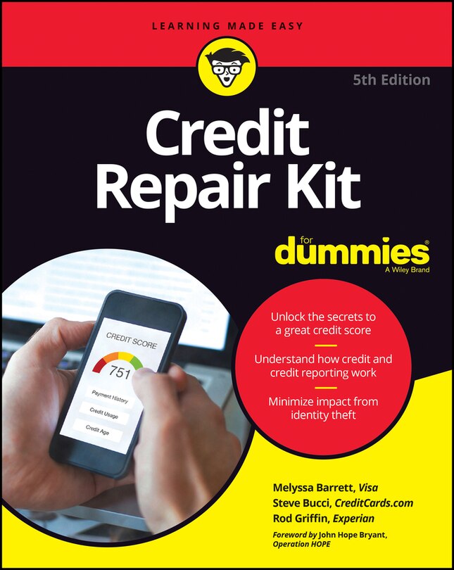 Front cover_Credit Repair Kit For Dummies