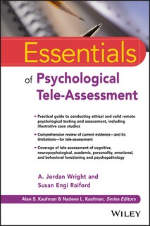 Couverture_Essentials Of Psychological Tele-assessment