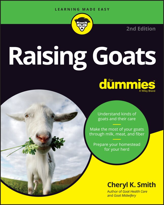 Front cover_Raising Goats For Dummies