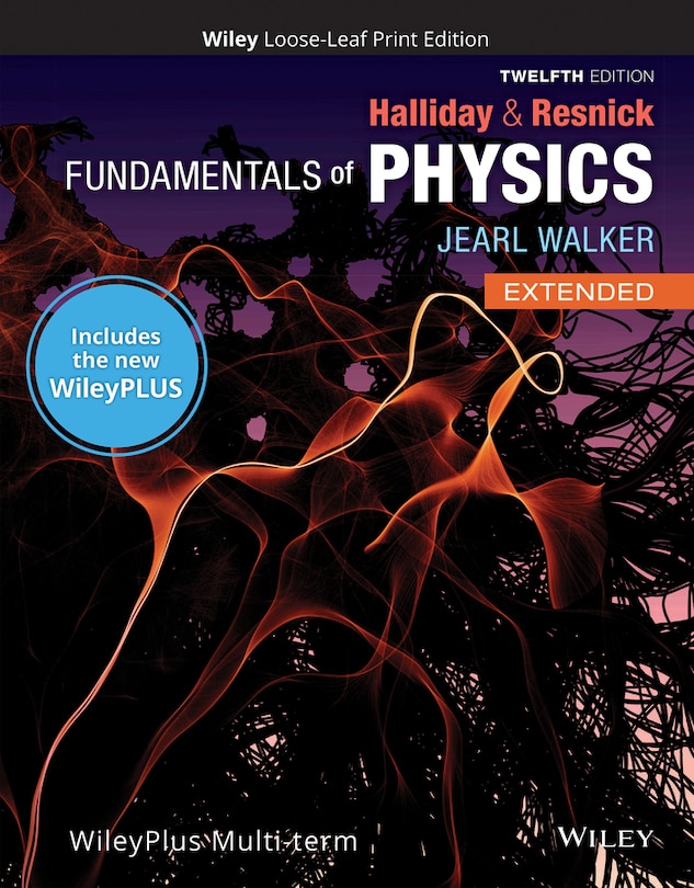 Front cover_Fundamentals of Physics, 12e WileyPLUS Card with Loose-leaf Set Multi-Term