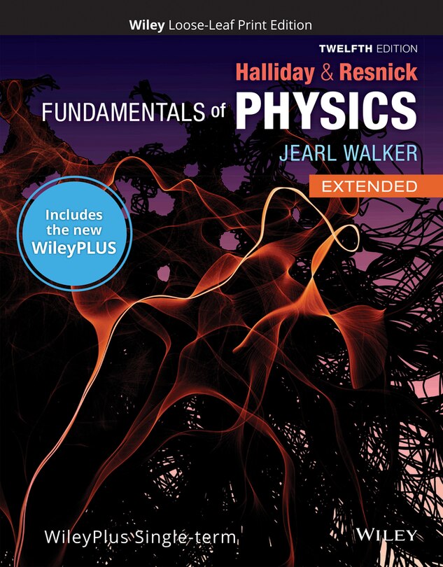 Front cover_Fundamentals of Physics, 12e WileyPLUS Card with Loose-leaf Set Single Term