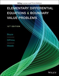 Front cover_Elementary Differential Equations And Boundary Value Problems