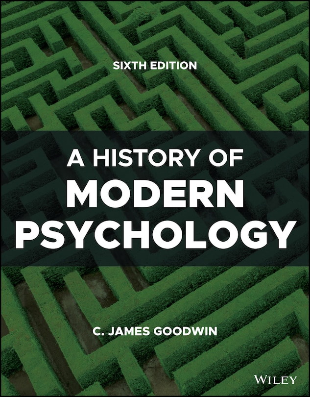 Front cover_A History of Modern Psychology