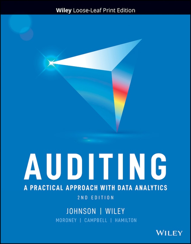 Auditing: A Practical Approach With Data Analytics