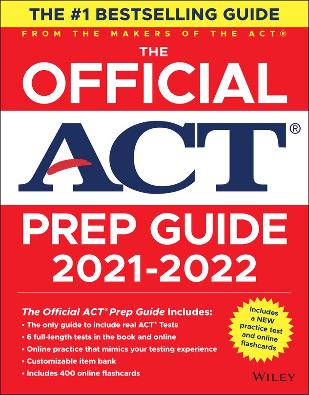 Front cover_The Official ACT Prep Guide 2021-2022