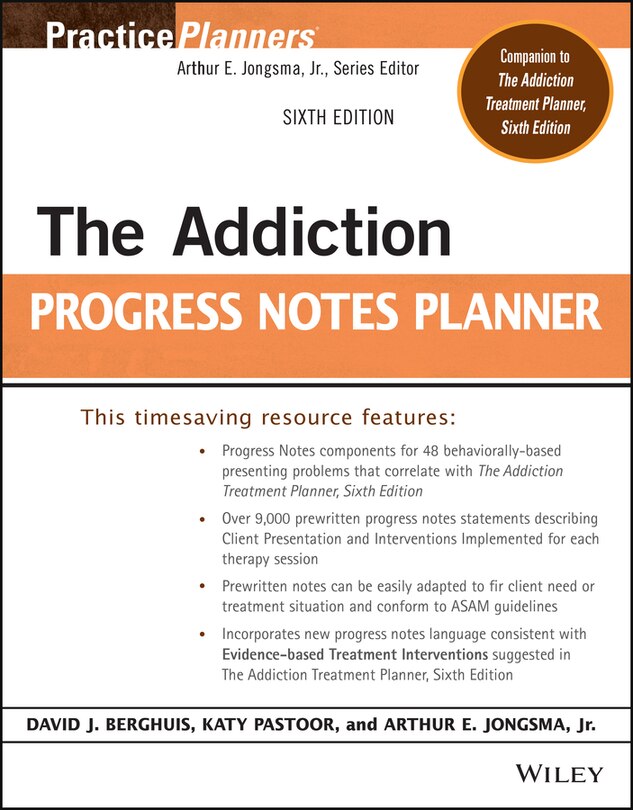 Couverture_The Addiction Progress Notes Planner