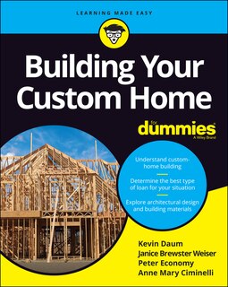 Front cover_Building Your Custom Home For Dummies