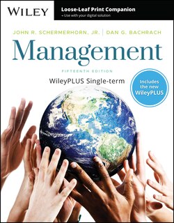 Front cover_Management, 15e WileyPLUS Card with Loose-leaf Set Single Term