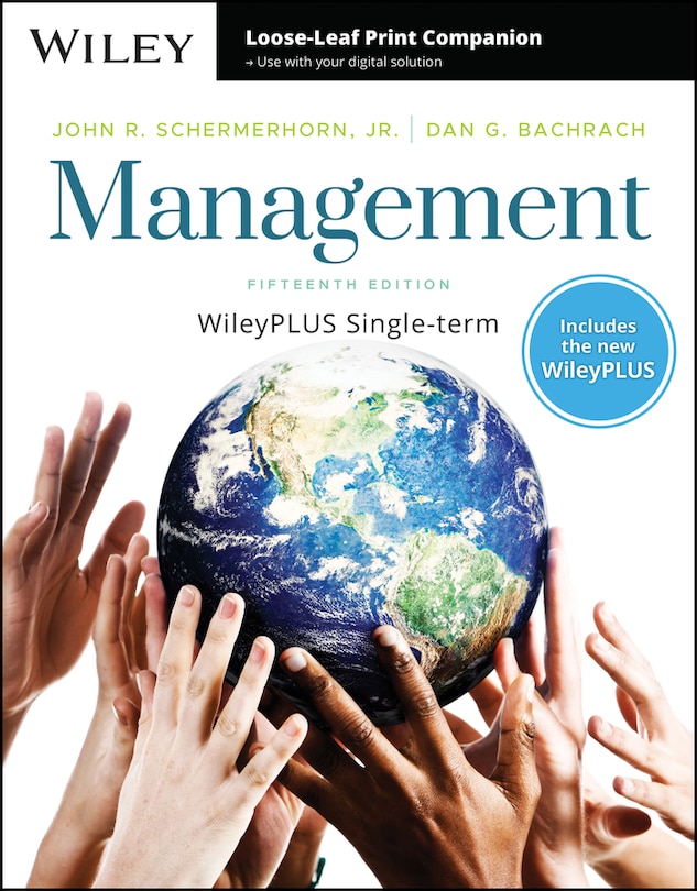 Front cover_Management, 15e WileyPLUS Card with Loose-leaf Set Single Term