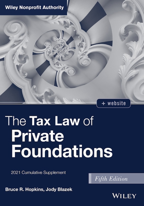 Front cover_The Tax Law of Private Foundations