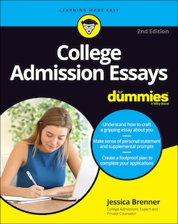 Front cover_College Admission Essays For Dummies