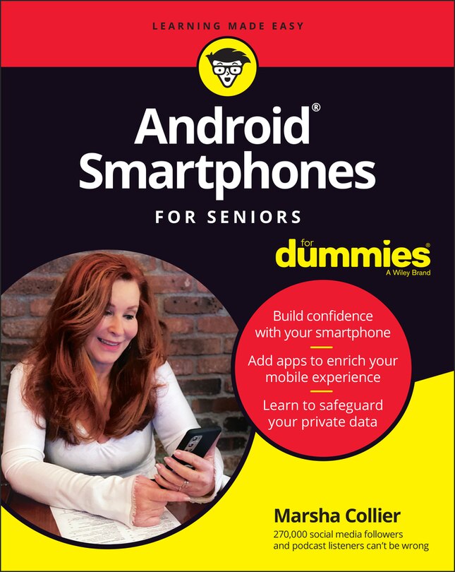 Front cover_Android Smartphones For Seniors For Dummies
