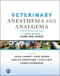 Couverture_Veterinary Anesthesia and Analgesia, The 6th Edition of Lumb and Jones