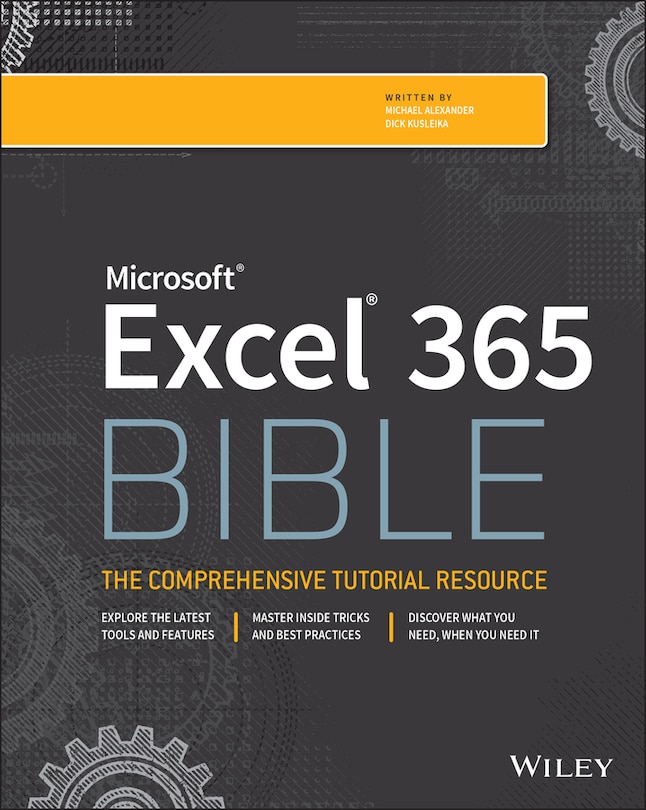 Front cover_Excel 365 Bible