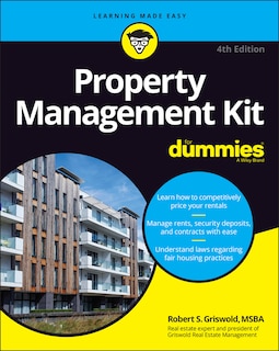 Front cover_Property Management Kit For Dummies