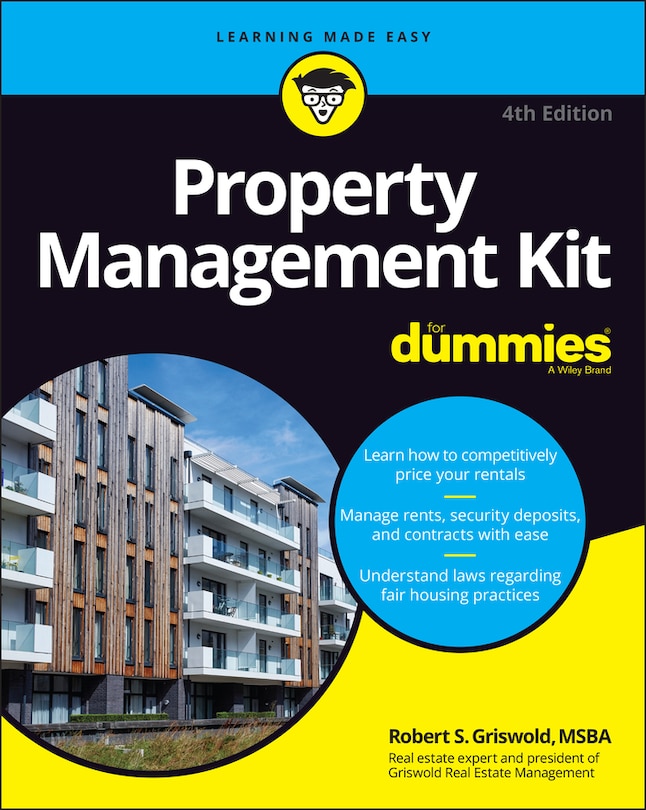 Front cover_Property Management Kit For Dummies