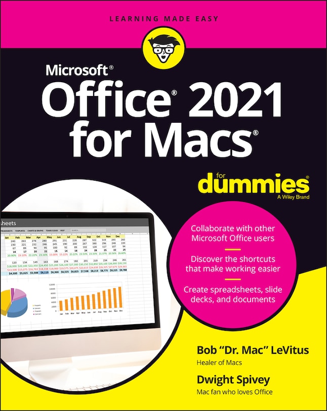 Front cover_Office 2021 For Macs For Dummies