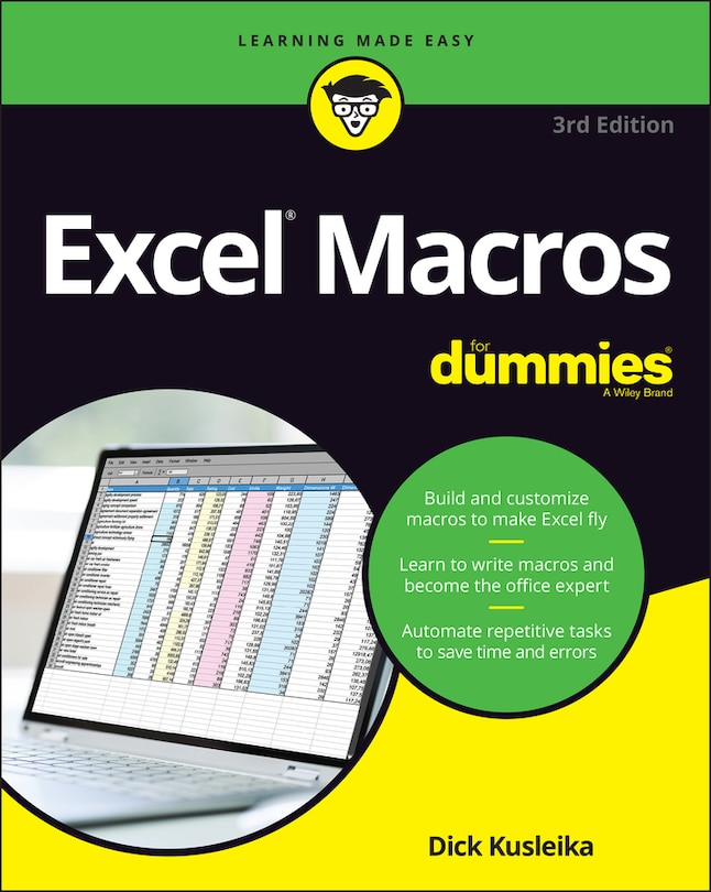 Front cover_Excel Macros For Dummies