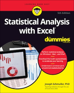 Front cover_Statistical Analysis With Excel For Dummies