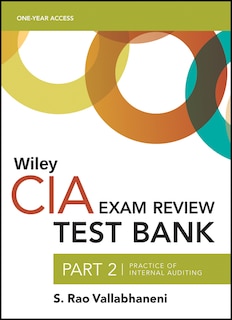 Front cover_Wiley Cia 2022 Part 2 Test Bank: Practice Of Internal Auditing (1-year Access)