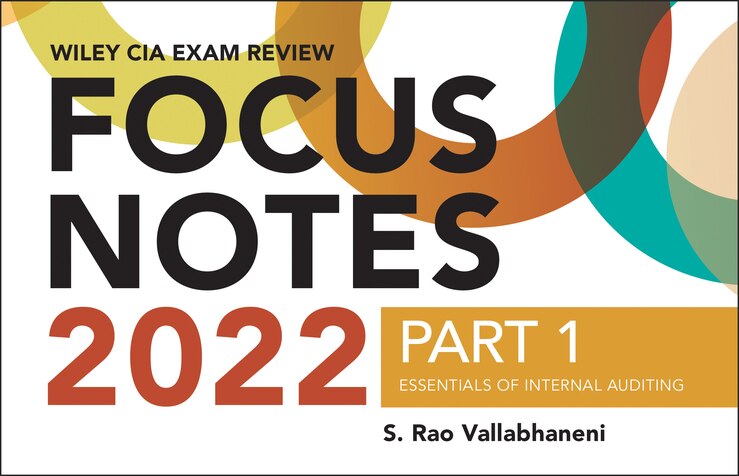 Front cover_Wiley CIA 2022 Focus Notes Part 1
