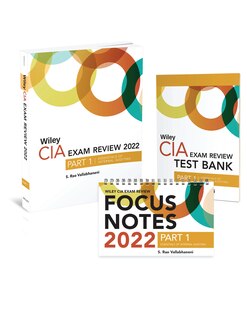 Wiley Cia 2022 Part 1: Exam Review + Test Bank + Focus Notes, Essentials Of Internal Auditing Set