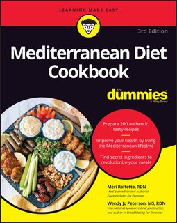 Front cover_Mediterranean Diet Cookbook For Dummies