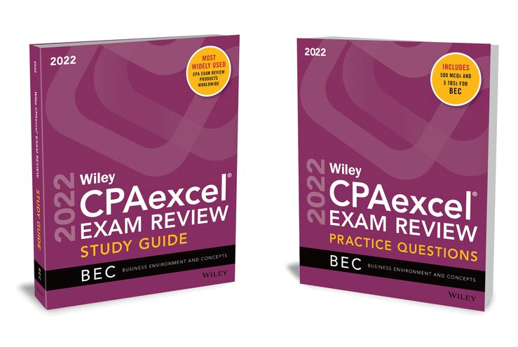 Front cover_Wiley's Cpa 2022 Study Guide + Question Pack: Business Environment And Concepts
