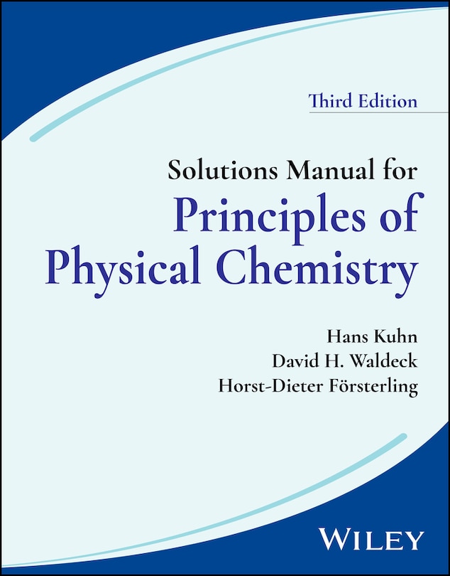 Front cover_Solutions Manual for Principles of Physical Chemistry, 3rd Edition