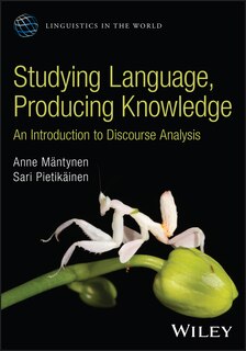 Couverture_Studying Language, Producing Knowledge