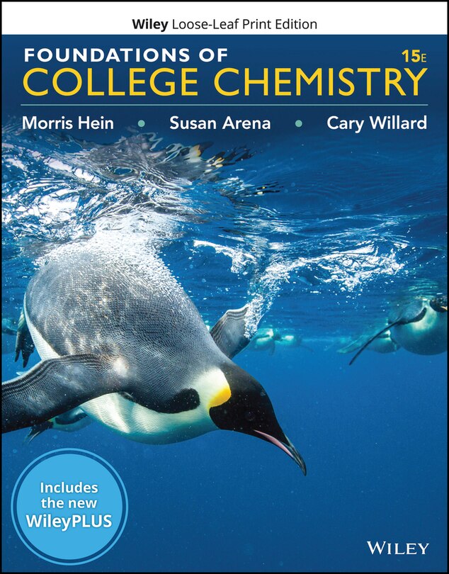 Front cover_Foundations of College Chemistry, 15e with WileyPLUS Card and Loose-leaf Set Multi-Term