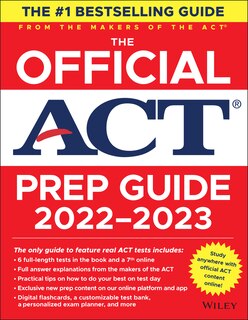Couverture_The Official ACT Prep Guide 2022-2023, (Book + Online Course)