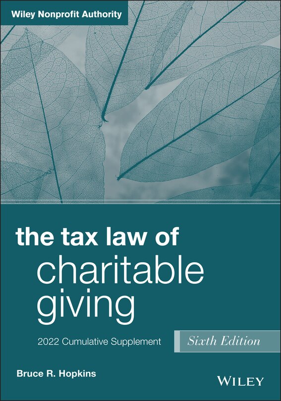 Front cover_The Tax Law Of Charitable Giving