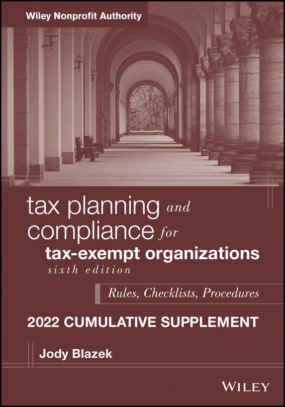 Front cover_Tax Planning and Compliance for Tax-Exempt Organizations