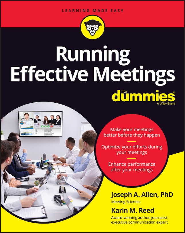 Front cover_Running Effective Meetings For Dummies