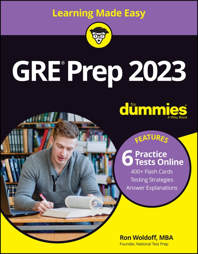 Couverture_Gre Prep 2023 For Dummies With Online Practice